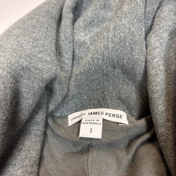 Standard James Perse Open Front Cardigan Jacket Women's 1/S Quiet Luxury - Picture 4 of 10